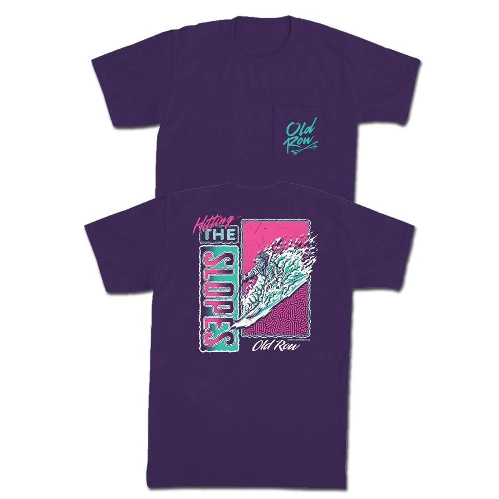 Hitting The Slopes V11 Pocket Tee