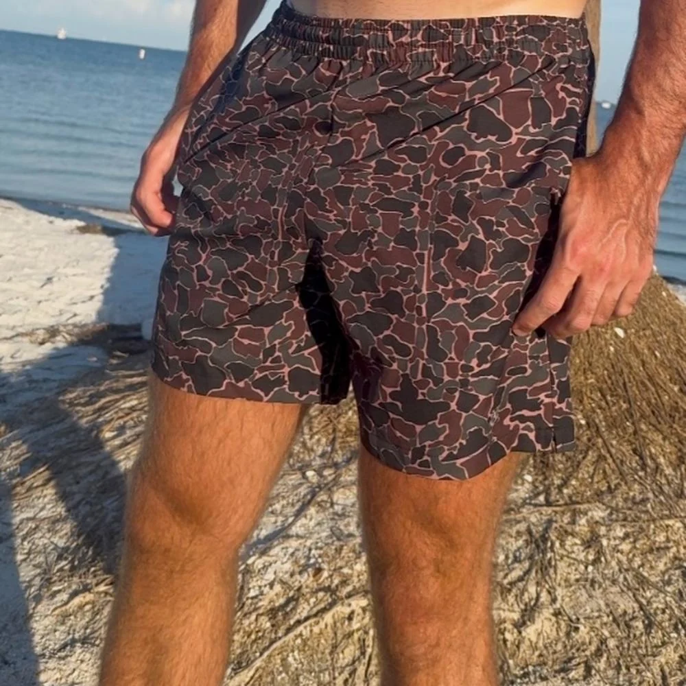 Old Row Dark Camo Party Shorts - Image 2