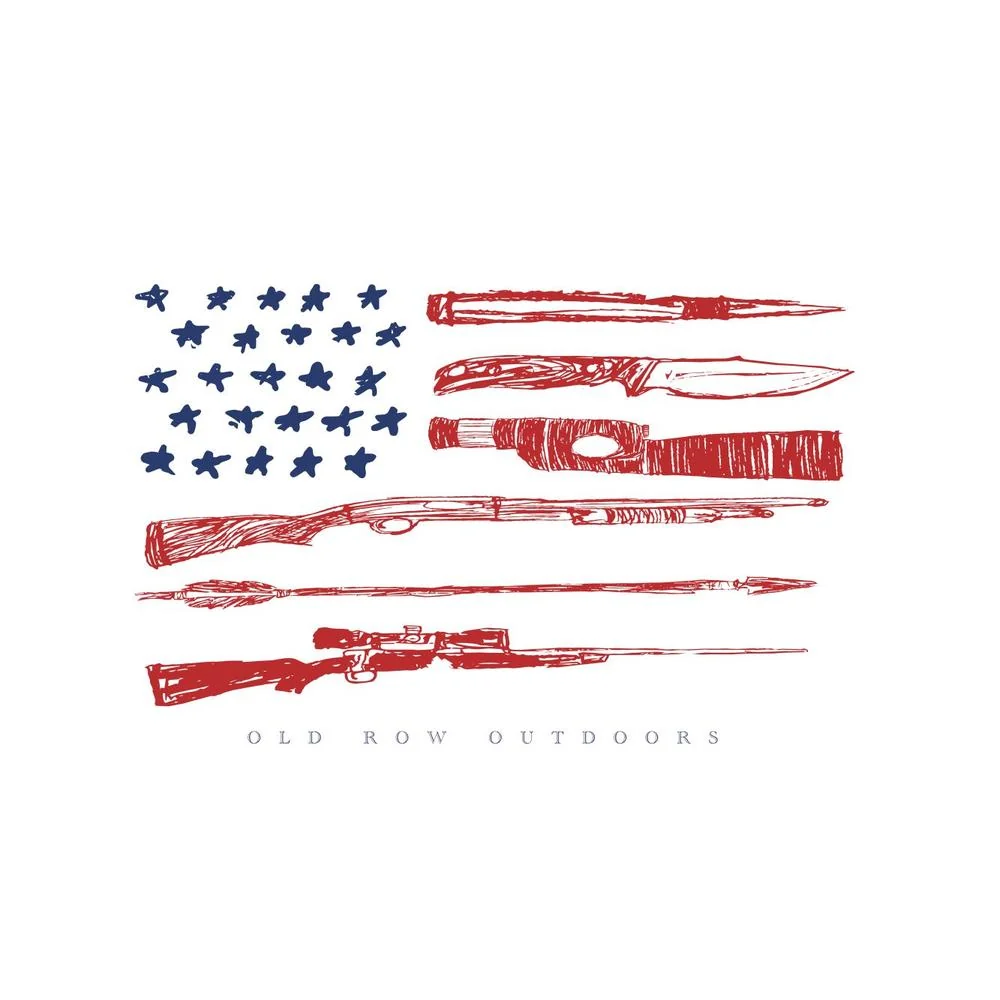 Old Row Outdoors Hunting USA Pocket Tee - Image 2