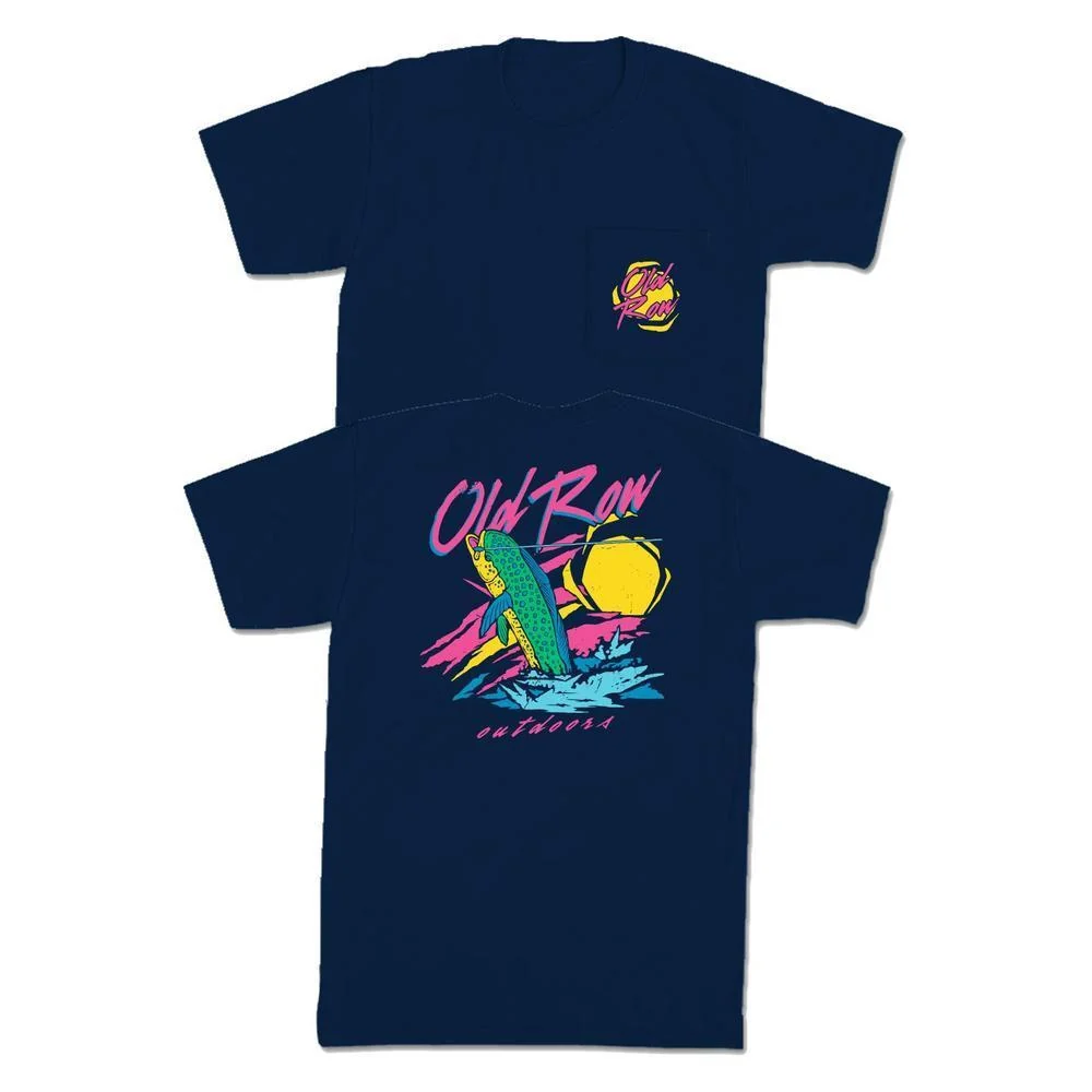 Old Row Outdoors Neon Mahi Pocket Tee - Image 2