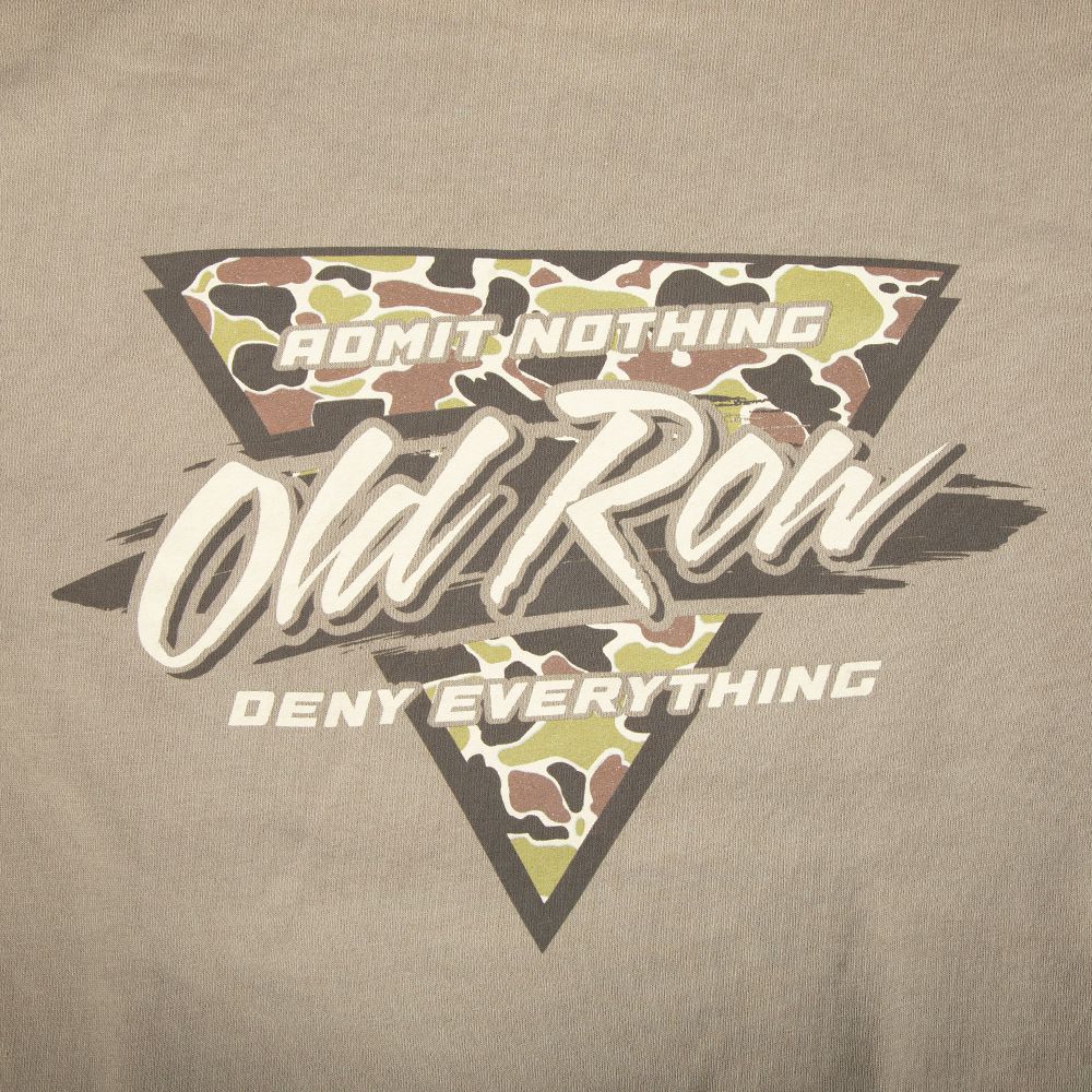 Retro Triangle Camo Pigment Dyed Premium Hoodie - Image 2