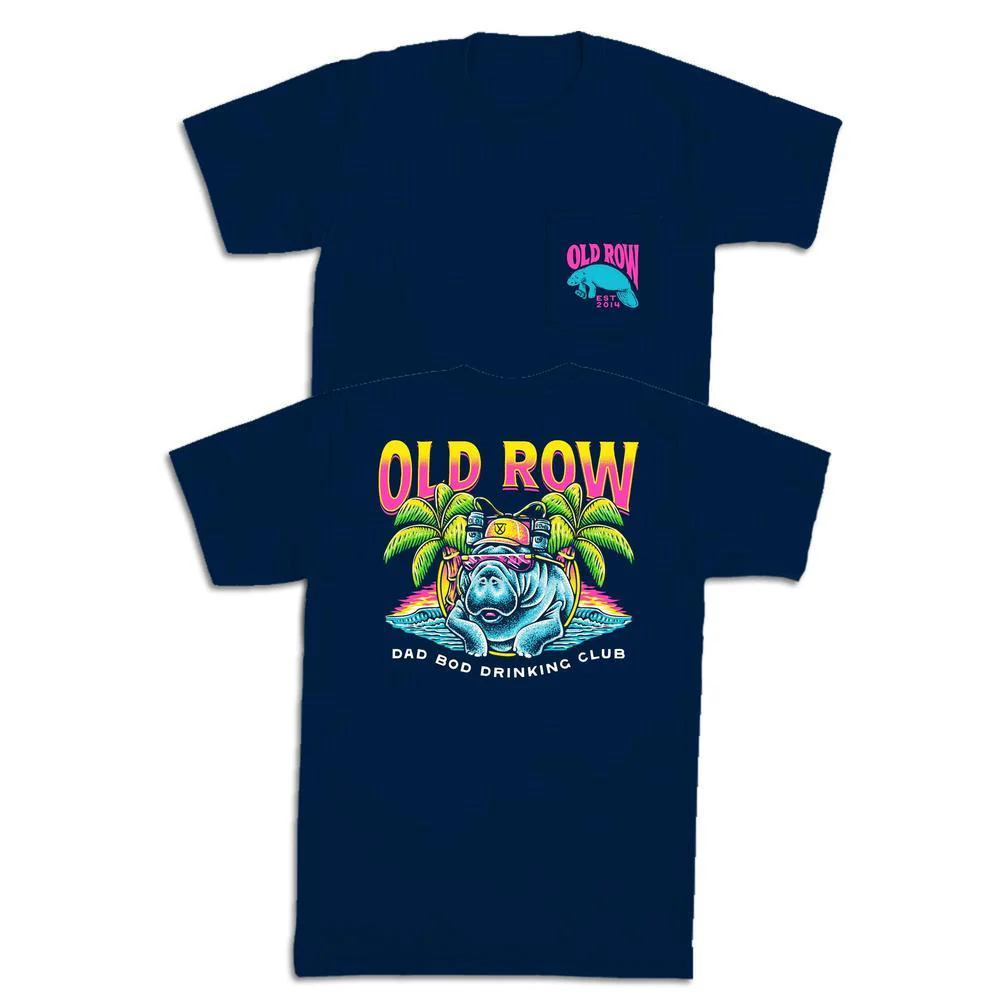 The Party Manatee Pocket Tee